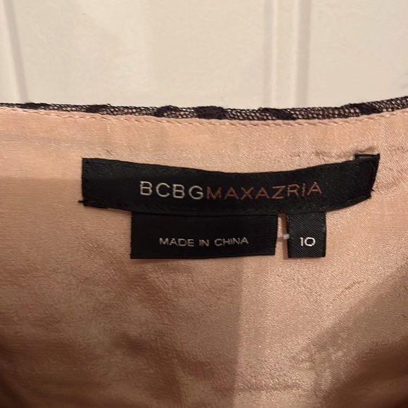 EUC BCBG lace black dress size 10 - Picture 5 of 5